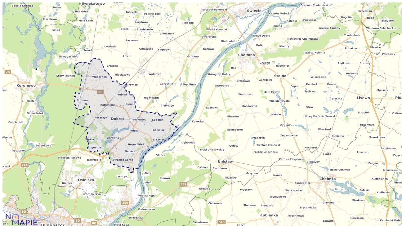 Mapa uzbrojenia terenu Dobrcza
